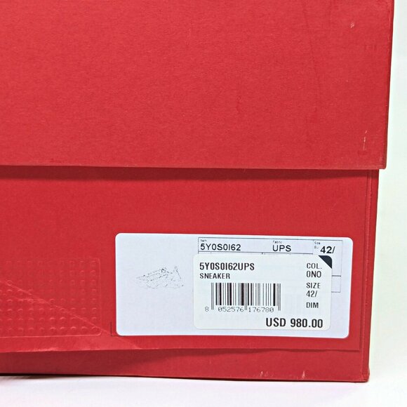 Valentino Garavani Men\'s True Act Low Top Canvas Sneakers Size 42.5 (MSRP $980)
